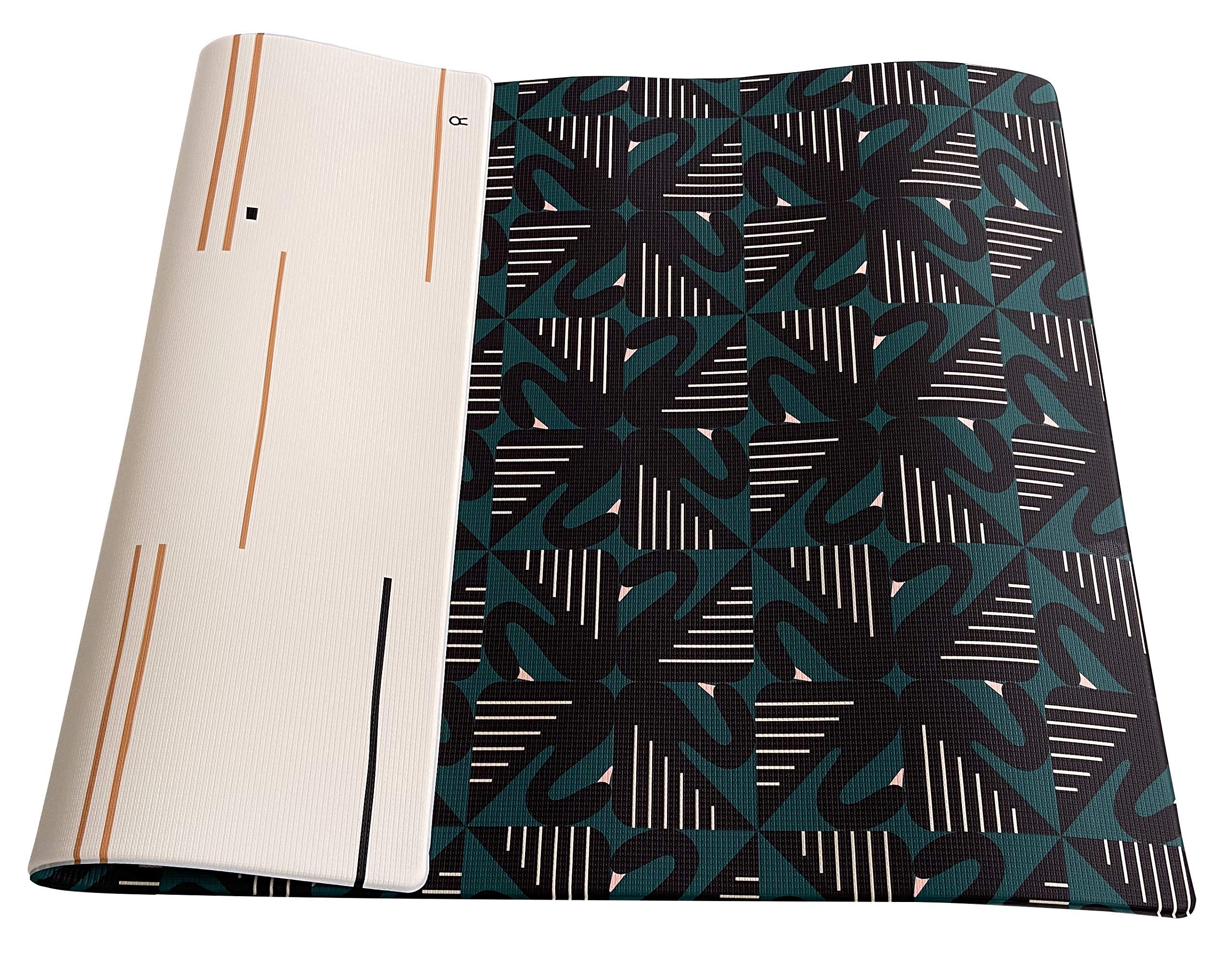 Ofie Mat by Little Bot, Soft Baby Play mat, Reversible, Non-Toxic (swan + eze, Large)