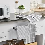 Penguin Home Set of 3 100% Cotton Kitchen Towels Grey White 50x70 cm view 4