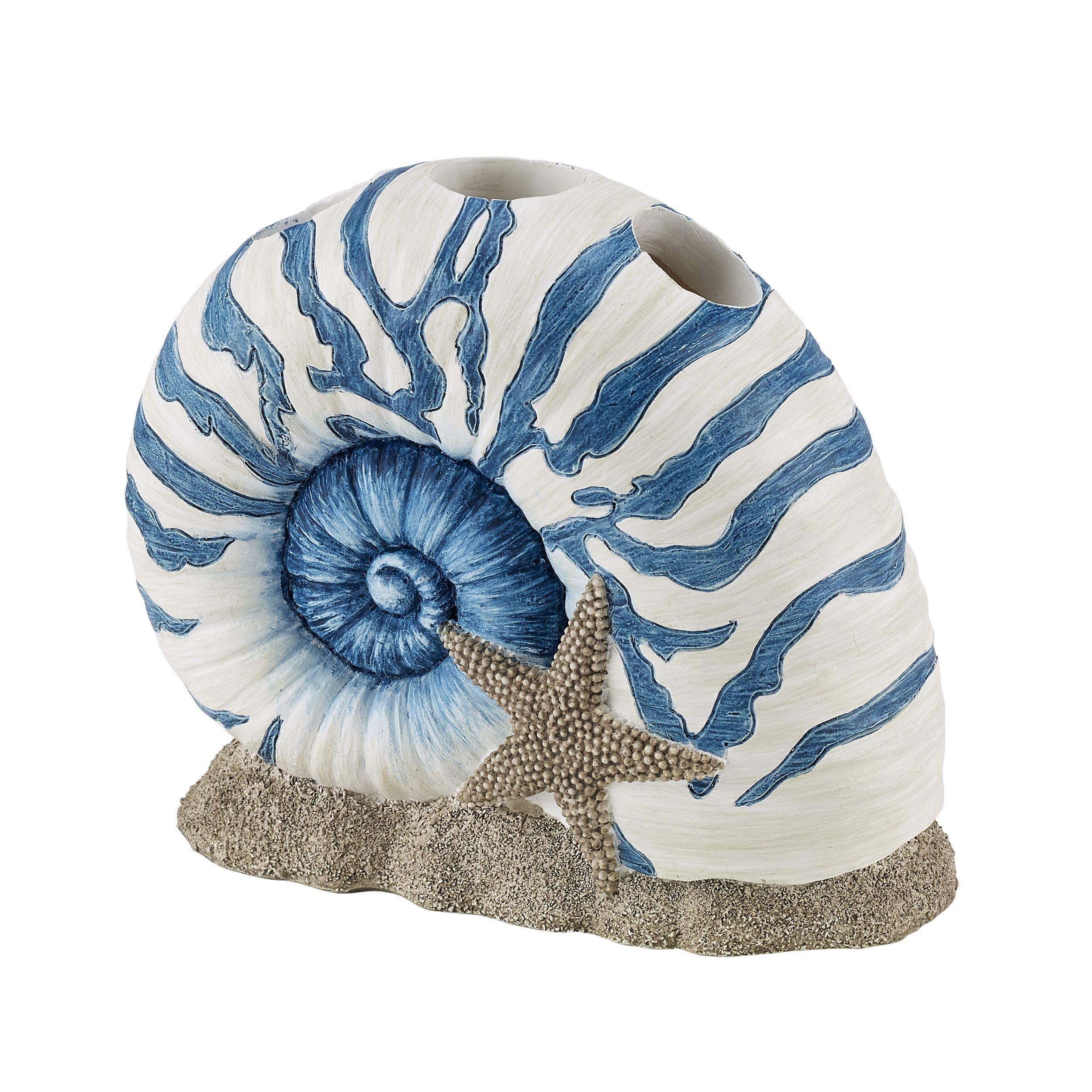 Avanti Linens - Toothbrush Holder, Oceanscape Inspired Bathroom Decor (Blue Lagoon Collection)