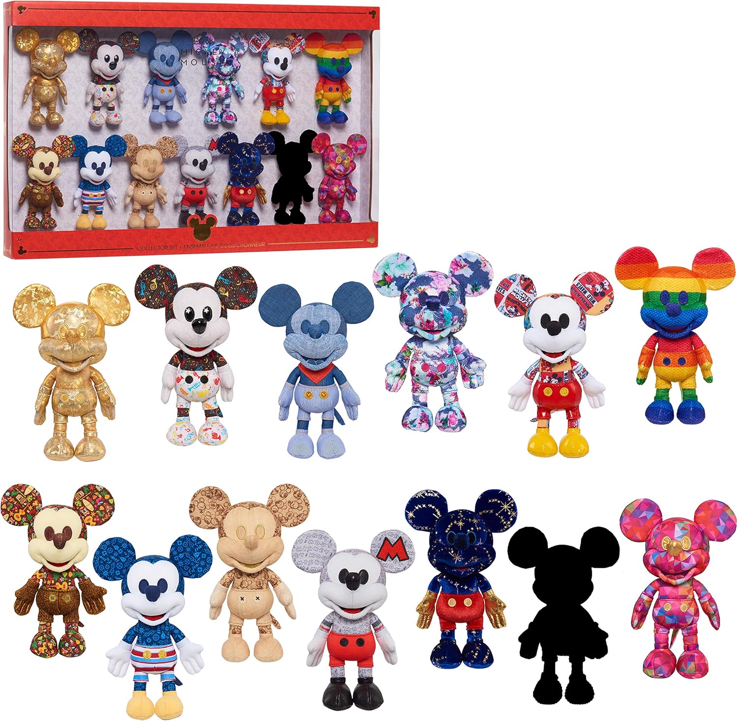 mickey mouse plush set