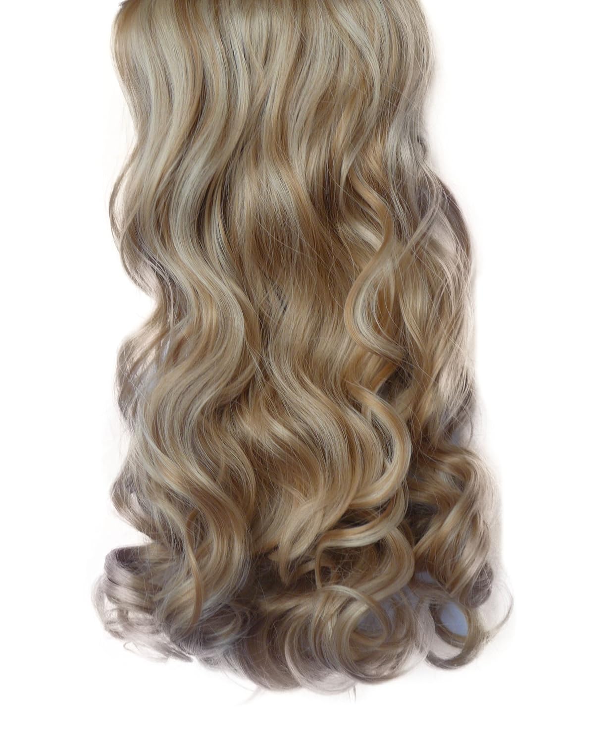 Elegant Hair 22" Clip in Hair Extensions CURLY Blonde