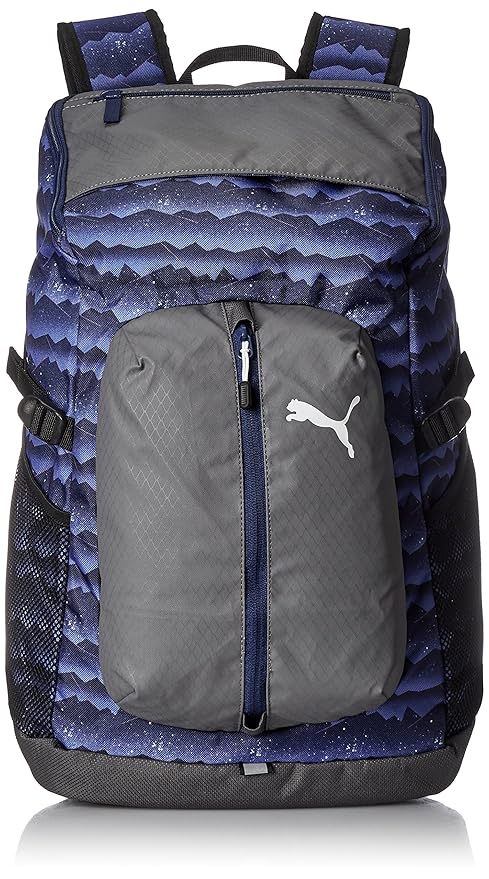 Puma 30 Ltrs Blue Depths Mountain Graphic Laptop Backpack (7440210)