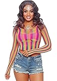 Leg Avenue Women's Fishnet Crop Top