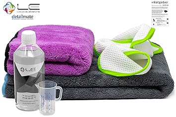 detailmate Set - Liquid Elements Silverback XL Trockentuch, 1200GSM + Purple Monster, Finishtuch, 1800GSM + Streak Buster - S