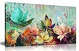 GUGIKA Lotus Flower Wall Art for Living