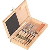 Two Cherries 515-3437 7-Piece Wood Carving Set in Wood Box