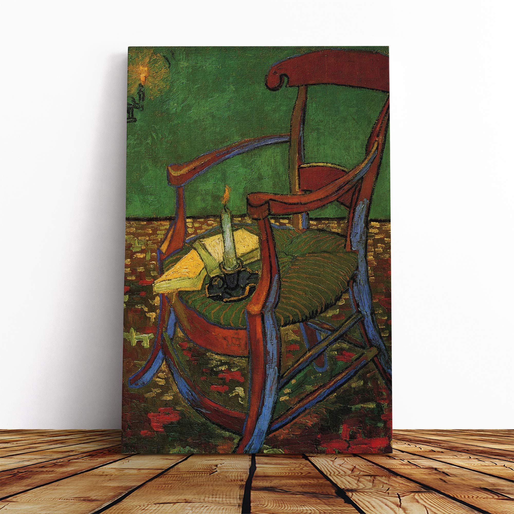 Paul Gauguin Armchair Canvas Print | Gallery Wrapped 30mm Frame Wall Art | 20x14 inches | Ready to Hang | Modern Picture | Living Room Bedroom Lounge Office