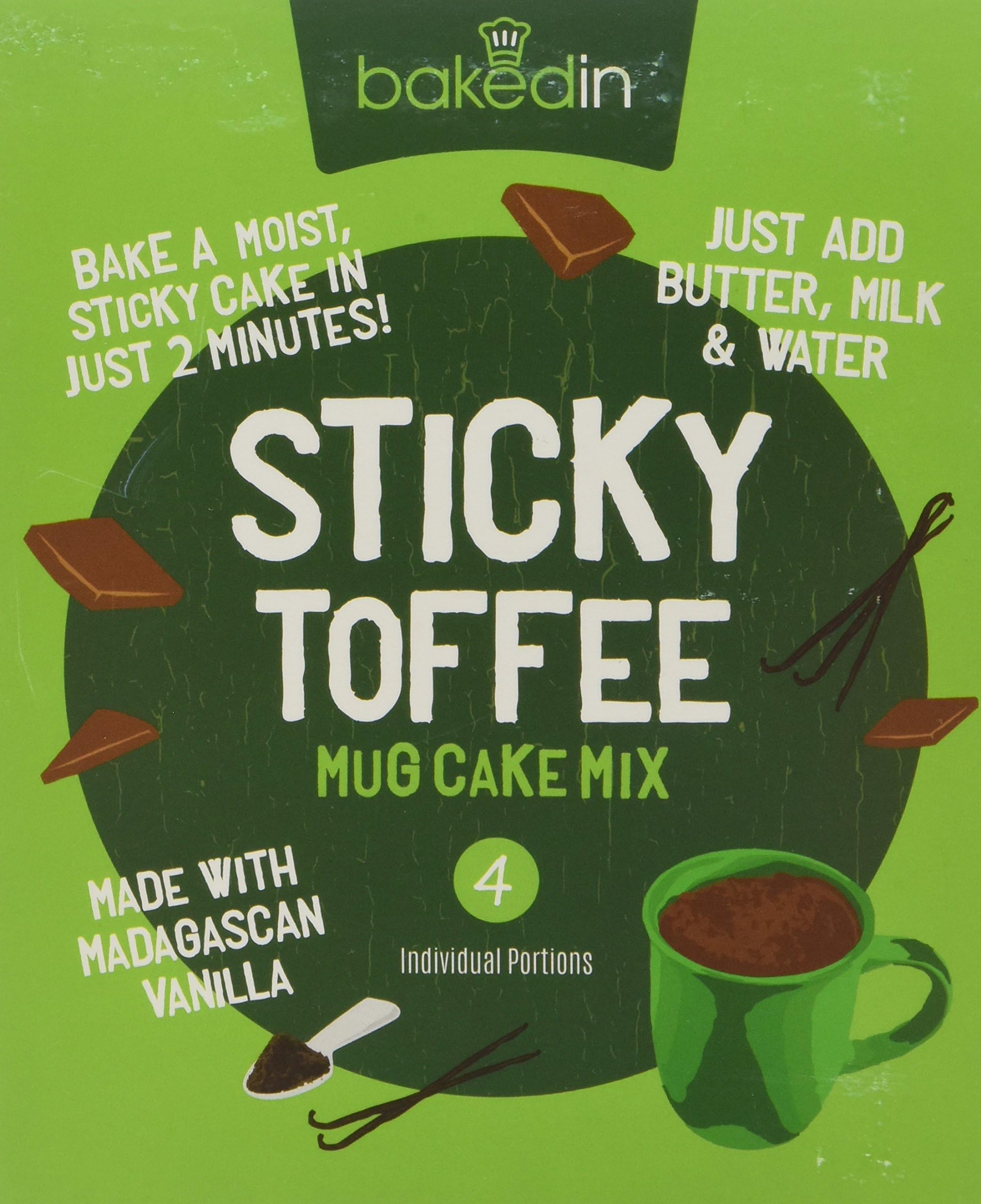 Bakedin Sticky Toffee Mug Cake Kit
