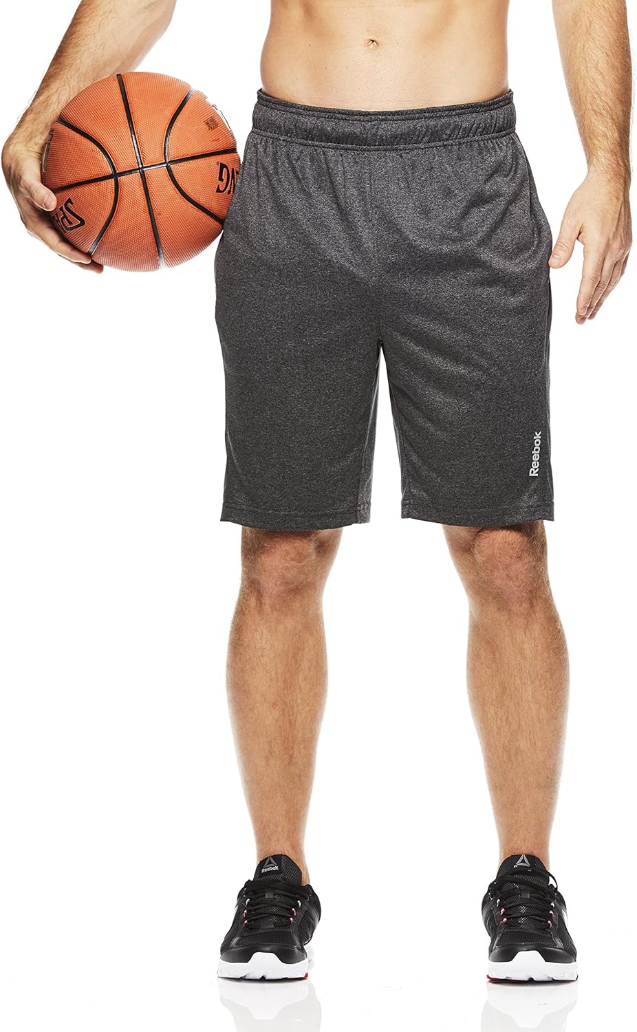 Reebok Men's Drawstring Shorts - Athletic Running & Workout Short w/ Pockets: Clothing
