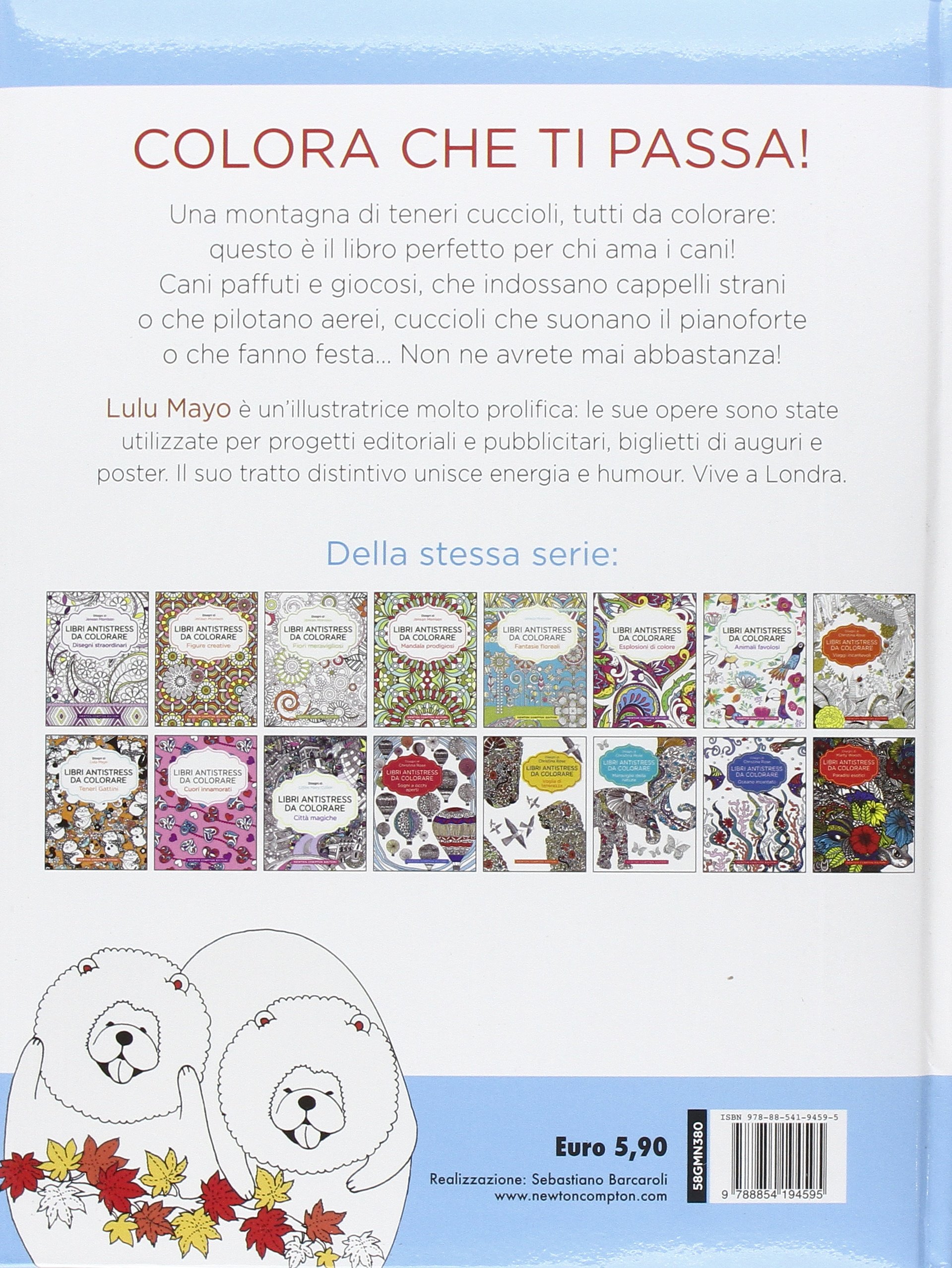 Amazon Un milione di cuccioli Libri antistress da colorare Libri antistress da colorare Lulu Mayo Libri
