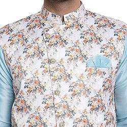 SKAVIJ Men's Kurta Pajama and Jacket