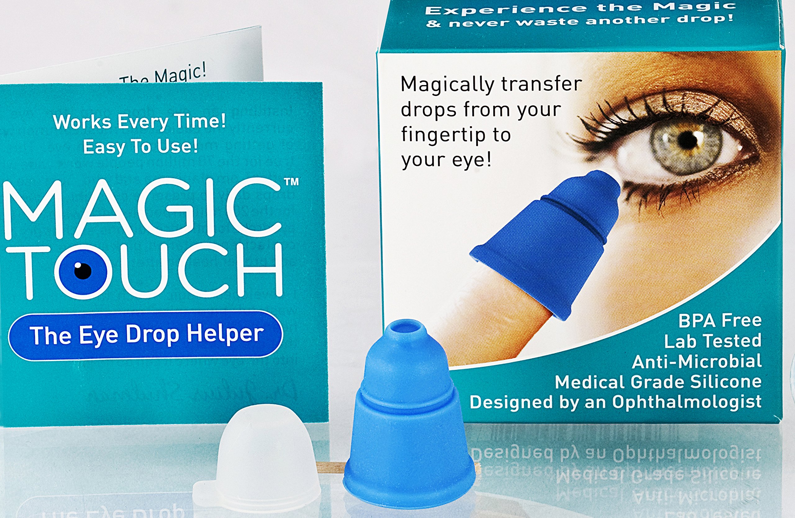 Simply Touch Eye Drop Applicator Eye Drop Guides Beauty