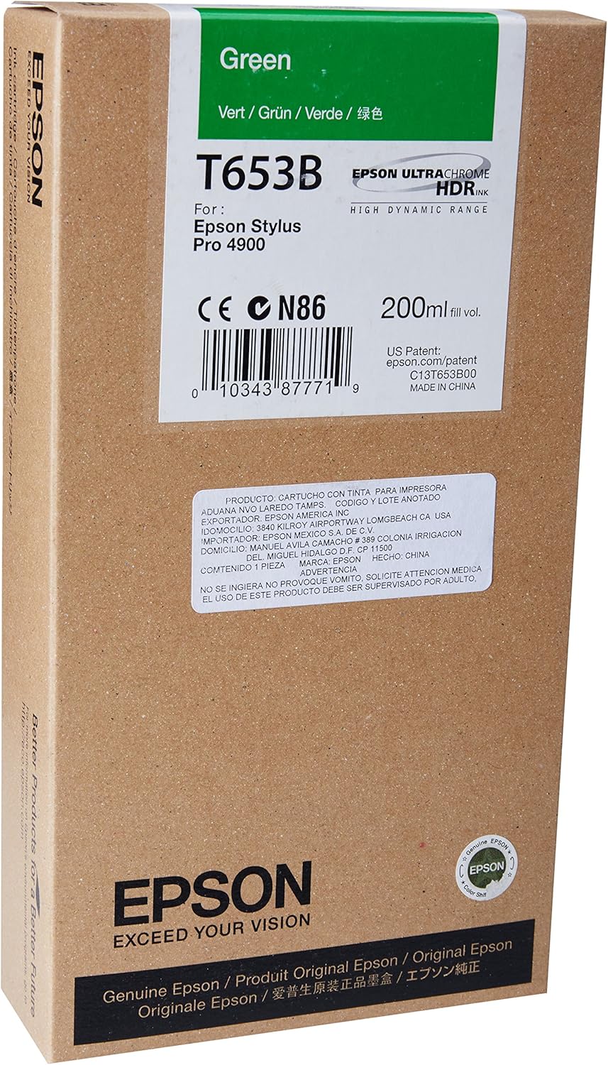 Epson C13T653B00 Standard Original Inkjet Cartridges - Green