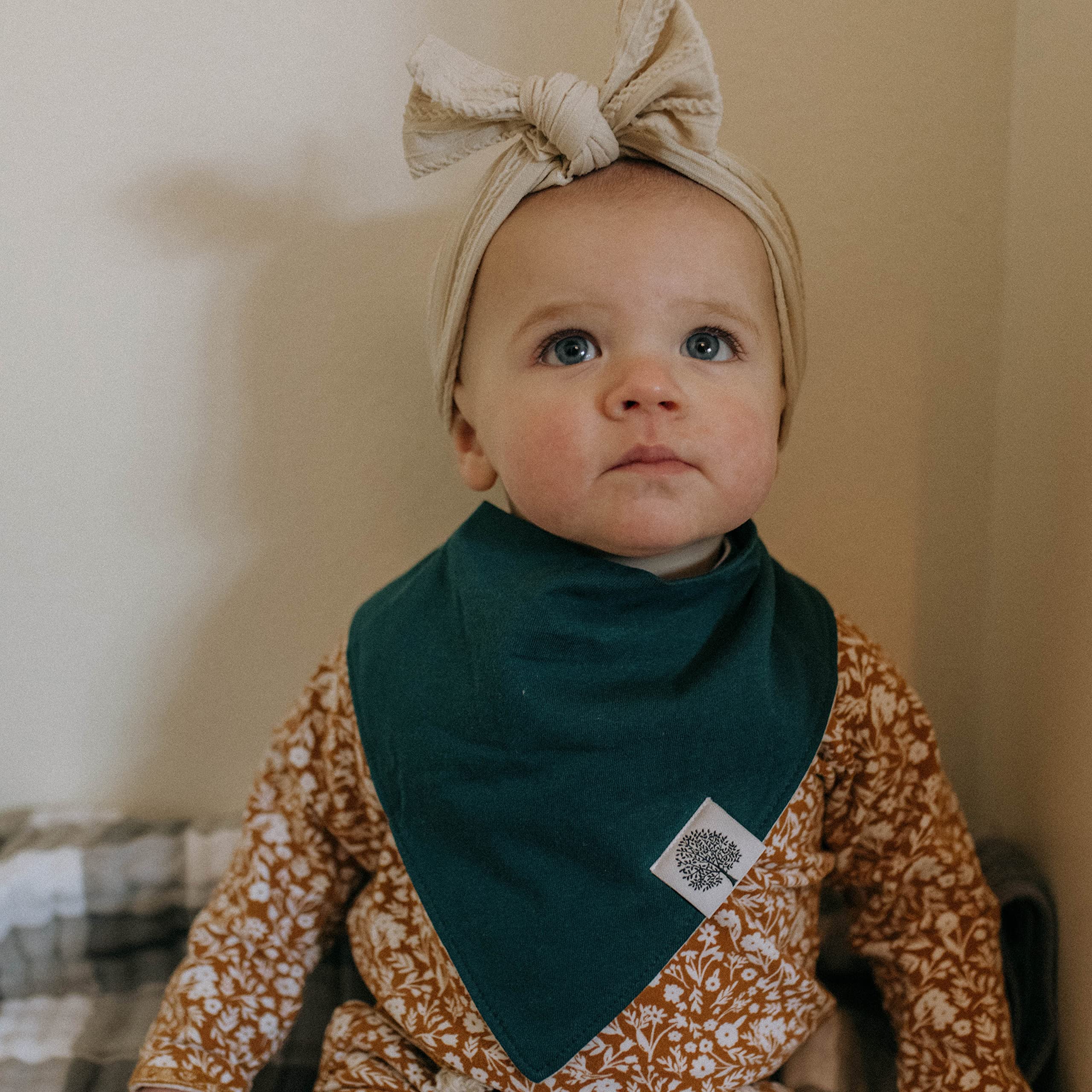 Parker Baby Bandana Drool Bibs 8 Pack Baby Bibs for Boys, Girls, Unisex - Soft & Stylish Teething Bibs for Babies