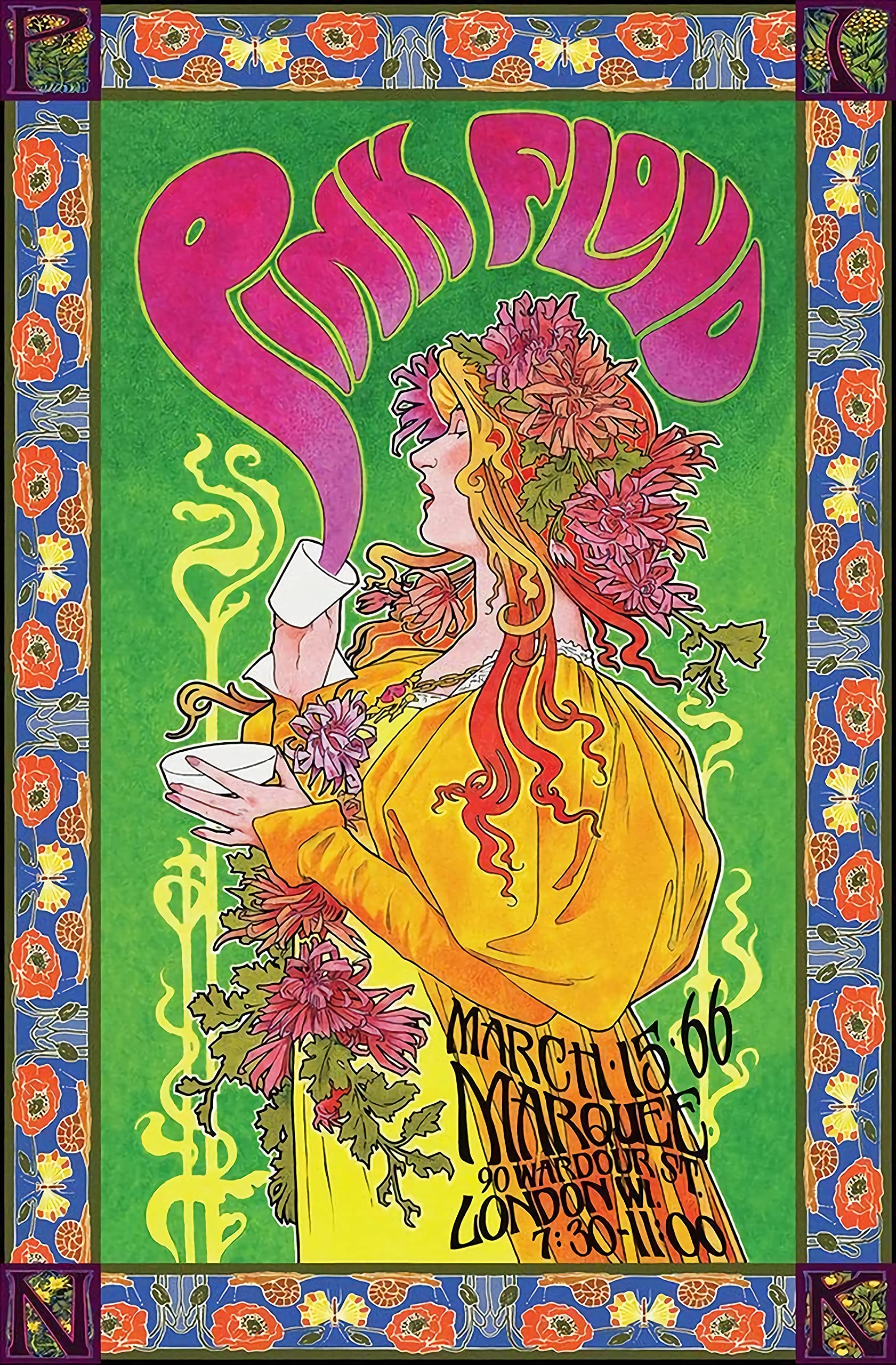 ASHER Gift Pink Floyd - Bob Masse New Wall Art print - Matte poster Frameless Gift 16 x 25 inch(40cm x 63cm)-LS-175