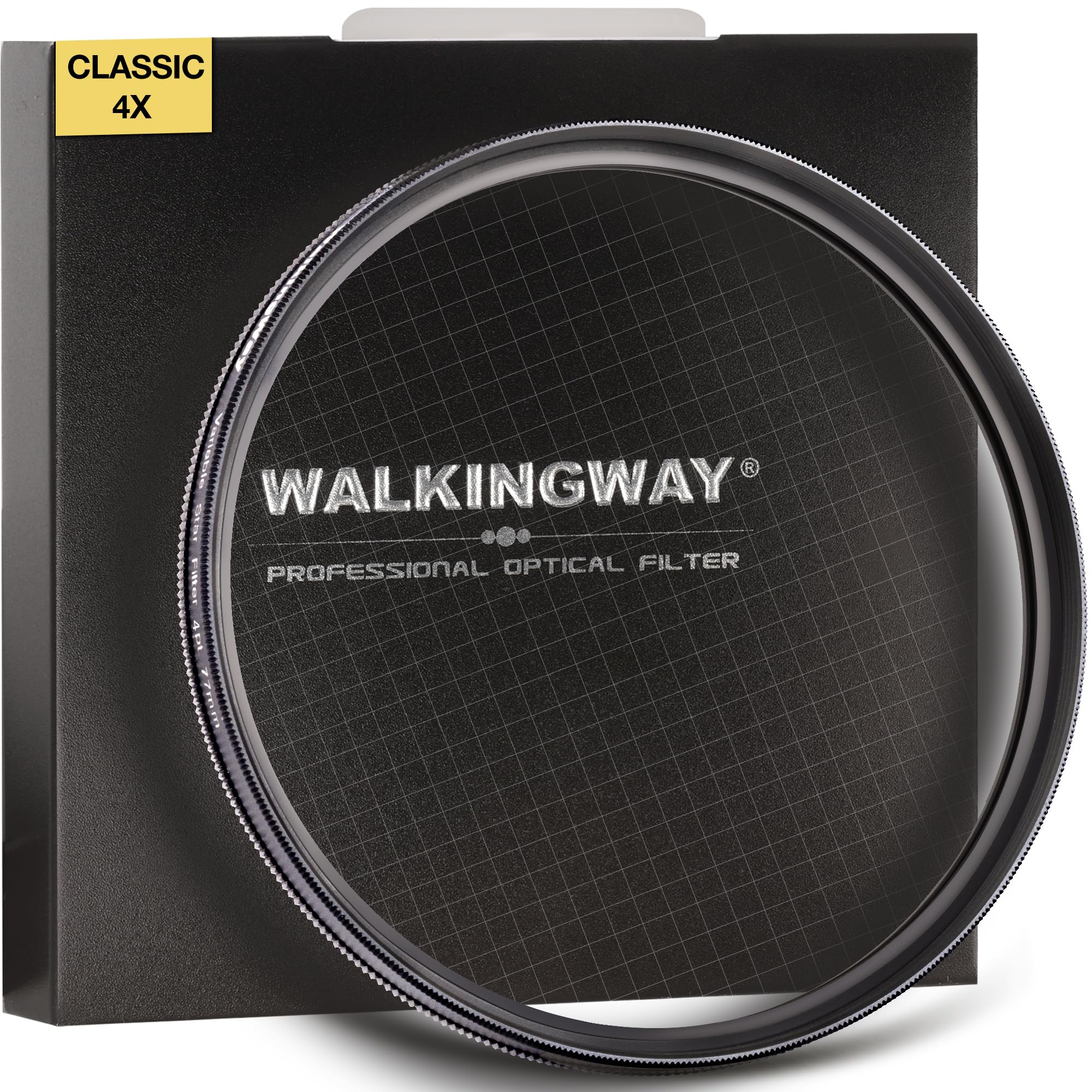 Walking Way 4 Points Star Filter - 58 MM Variable Twinkle Effect STAR Filter - Slim Sparkling Effect Lens