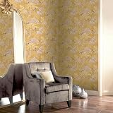 Arthouse Japanese Garden Ochre Wallpaper 53cm x 10.05m Roll view 6