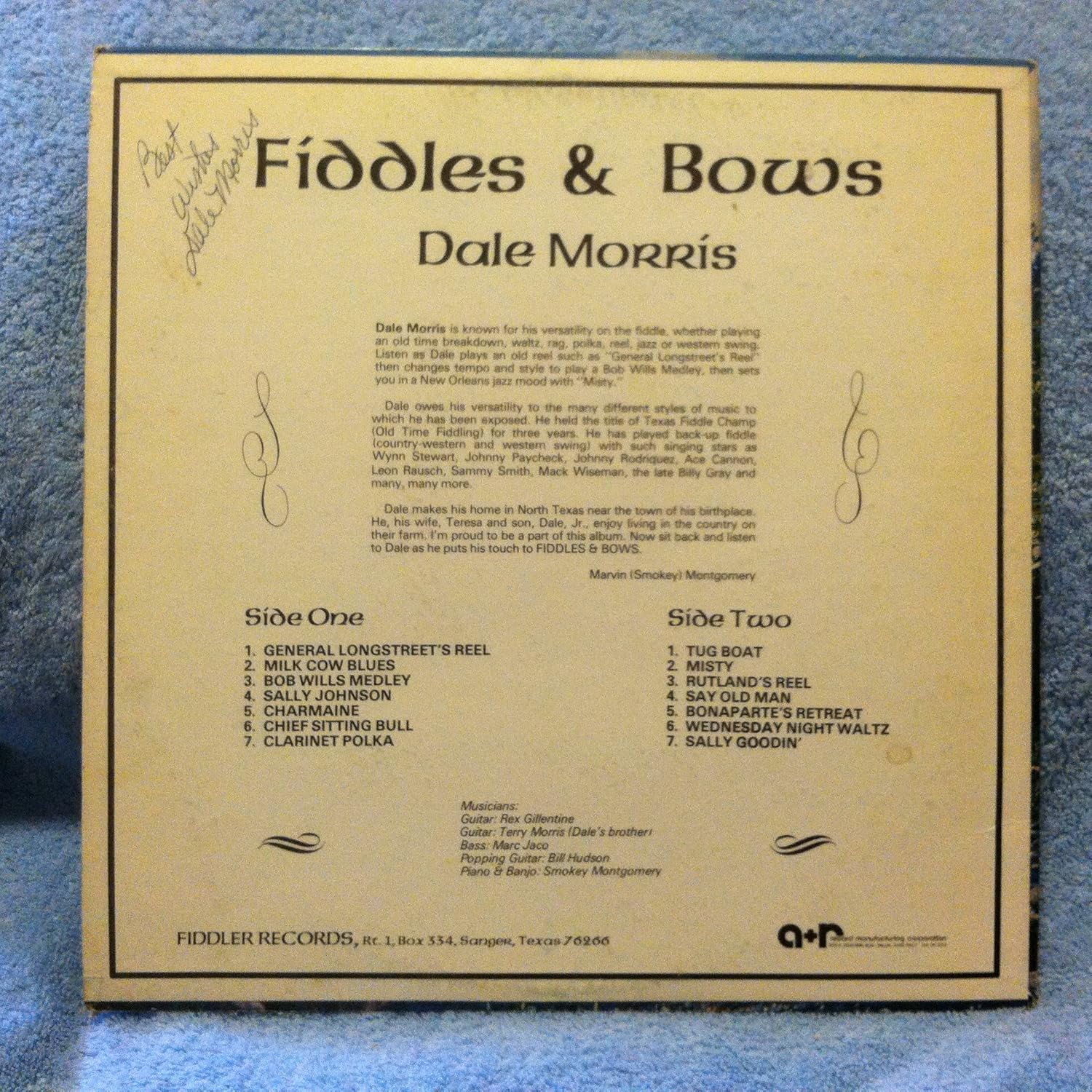 Dale Morris Fiddles Bows Amazon Com Music amazon com