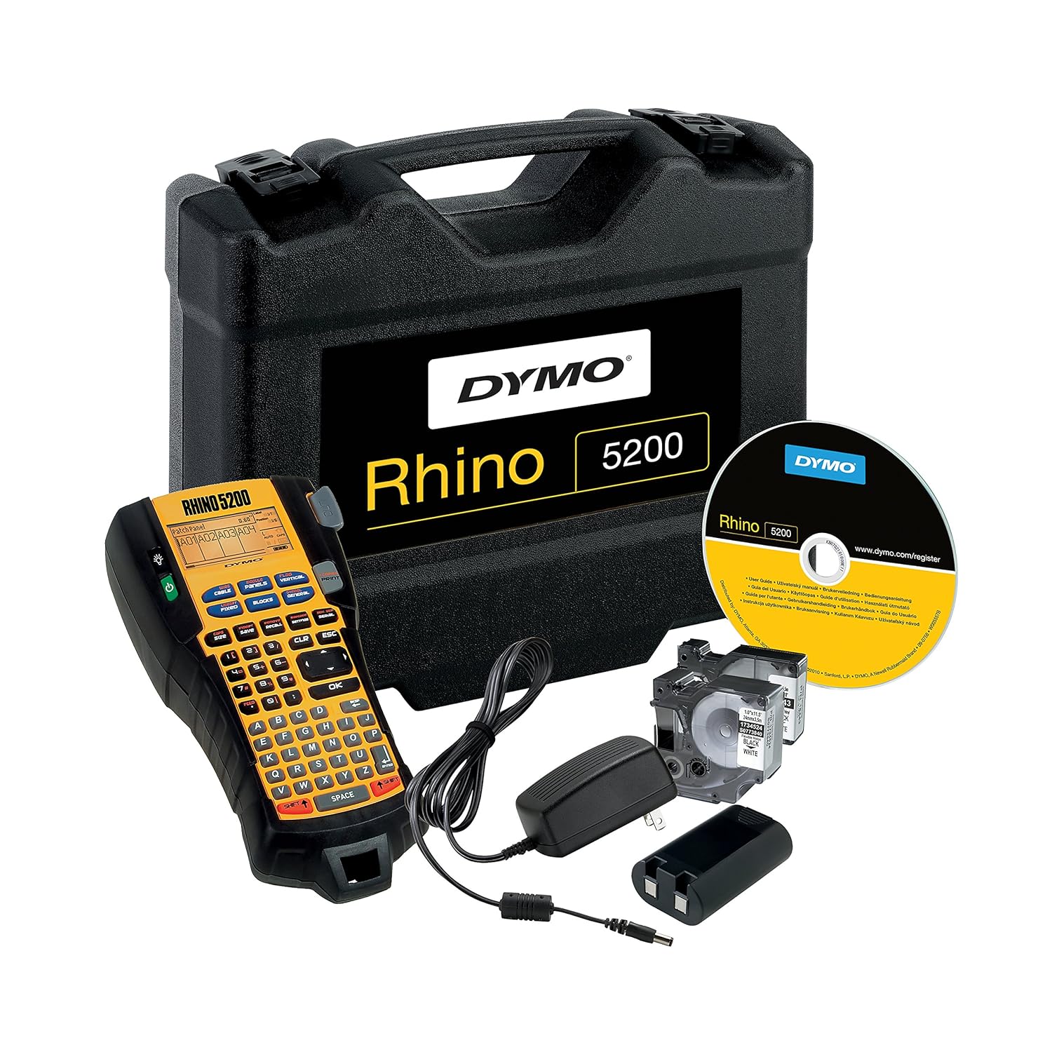 DYMO Industrial RHINO 5200 Label Maker Kit (1756589) 80OFF