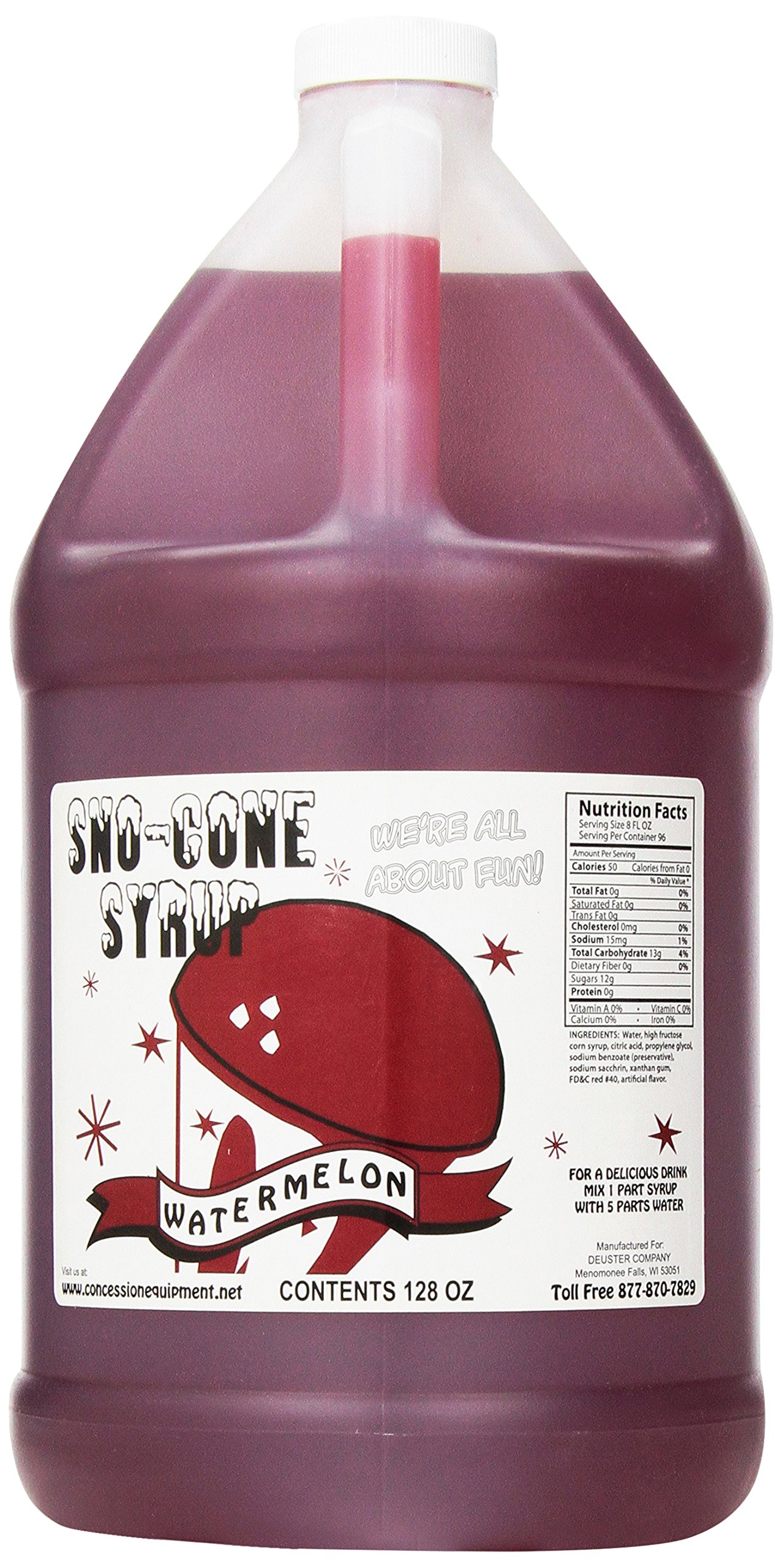 Concession Express Snow Cone Syrup 1 Gallon (Watermelon) Buy Online in