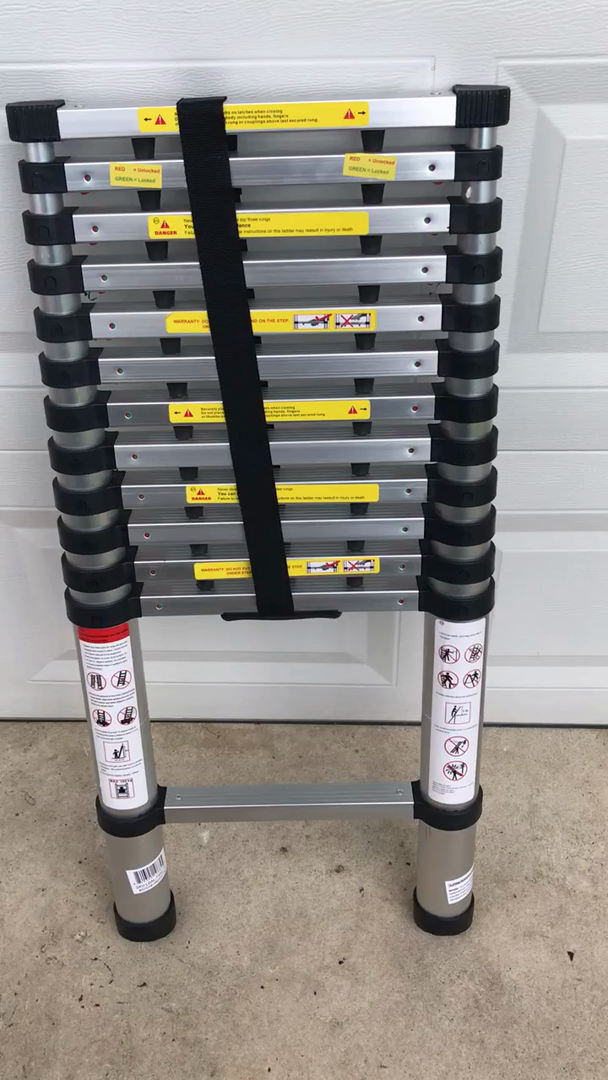 Customer reviews Telescoping Ladder 12.5 FT Extension