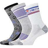Merrell unisex-adult mens Men's and Women's Recycled Everyday Crew Socks - 3 Pair Pack - Repreve Mesh