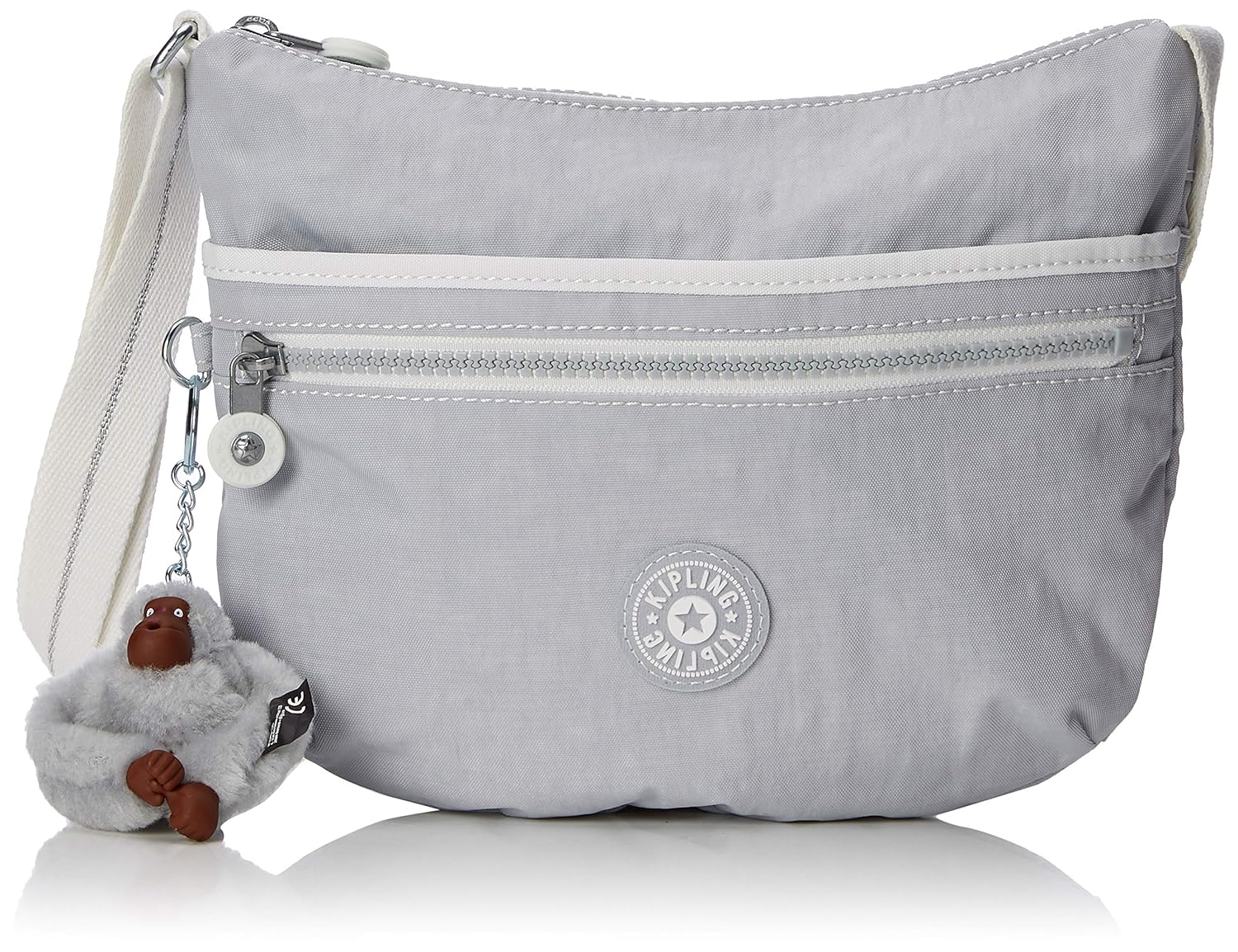 Buy Kipling Women's Nylon CrossBody Bag ARTO S (Active Grey BL) at