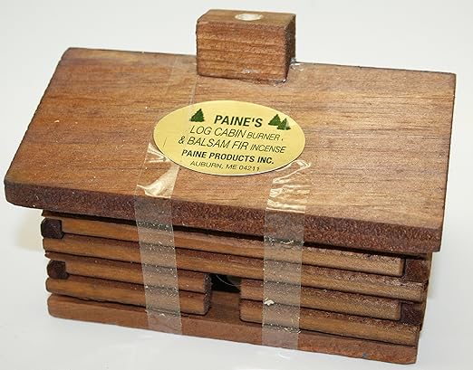 Amazon Com Paine S Super Log Cabin Incense Burner With 20 Balsam