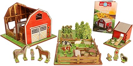 Amazon Com Storytime Toys Farm Playset With Barn Animals