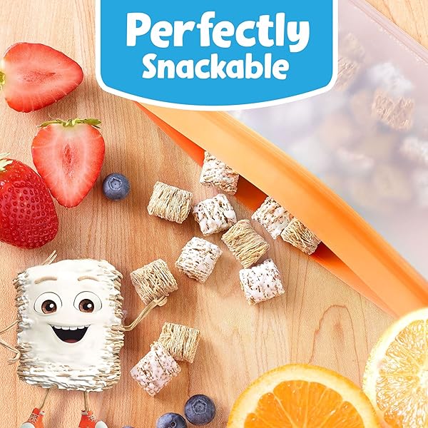 KELLOGG’S LITTLE BITES FROSTED MINI-WHEATS BREAKFAST CEREAL, KIDS CEREAL, FAMILY BREAKFAST, ORIGINAL, 15.9OZ BOX (1 BOX)