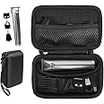 Alltravel case for Wahl Stainless Steel Lithium Ion+, Ion 2.0+ Beard and Nose Trimmer Model 9818, Andis 32475 Trimmer All in one Consolidation Solution for Trimmer, Clipper, Shaver, Comb and Others