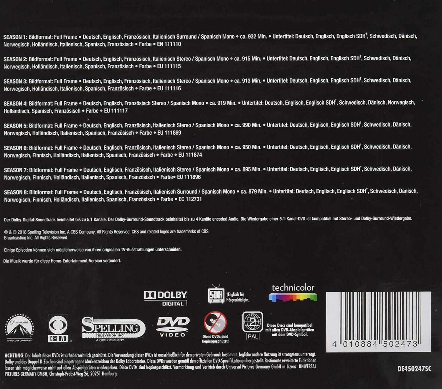 Charmed - Zauberhafte Hexen - Complete Box: Season 1-8 - Image 3