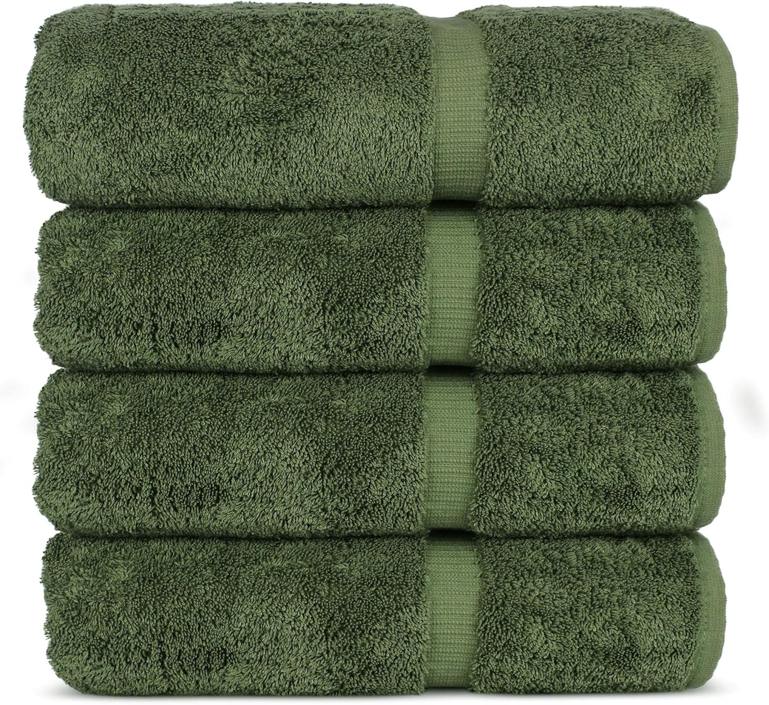 Luxury Hotel & Spa 100% Cotton Premium Turkish Bath Towels, 27" x 54'' (Set of 4, Cranberry): Home & Kitchen
