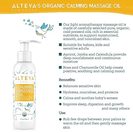 organic baby massage oil