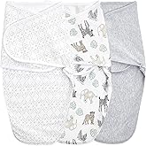 aden + anais Essentials Easy Wrap Swaddle - Easy Swaddle Newborn Swaddle Sack, Baby Swaddles, Sleep Sack Wearable Blanket