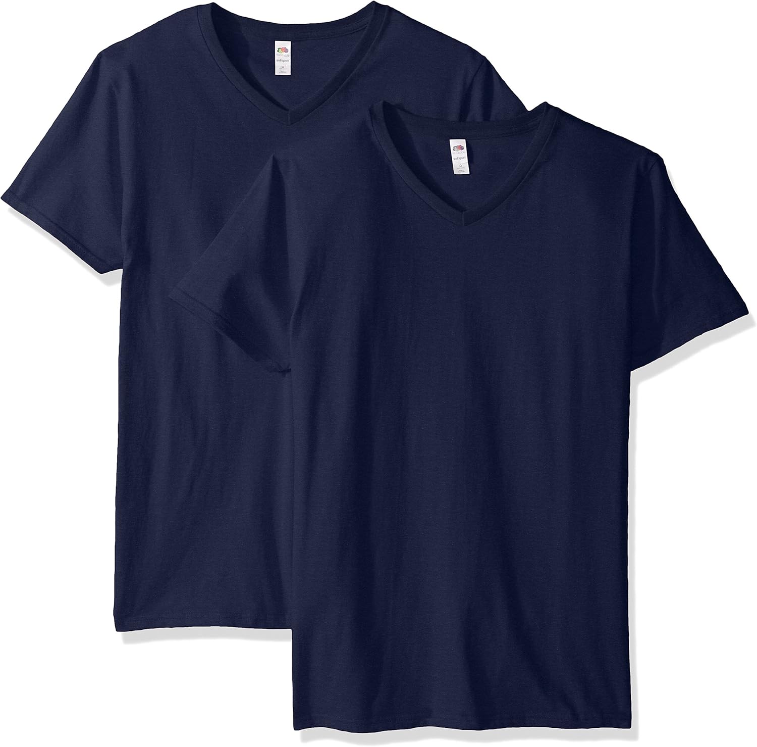Fruit of the Loom Men's Lightweight Cotton V-Neck T-Shirt Multipack | 