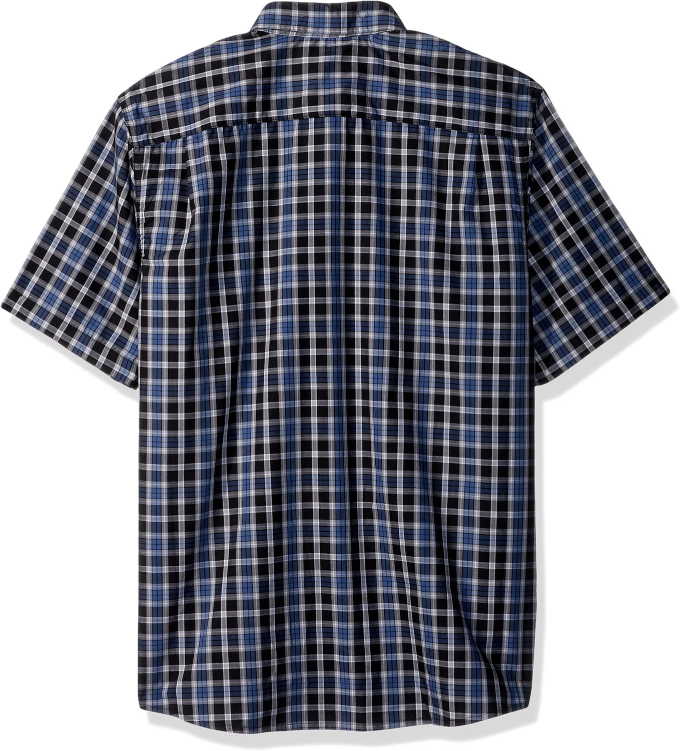 Wrangler Authentics Men’s Short Sleeve Plaid Woven Shirt at  Men’s Clothing store