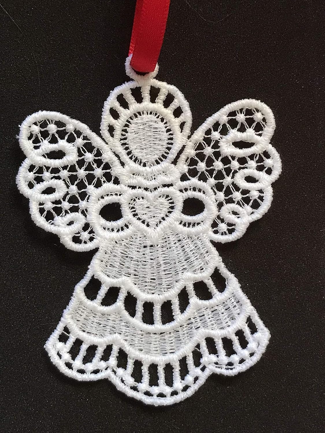 Dentelle Brodée Soluble Dans L'Eau - En Soie De Lait - 6 Cm De Large