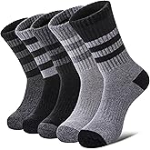 MQELONG Merino Wool Socks for Women Hiking Thermal Winter Thick Warm Cozy Boot Socks