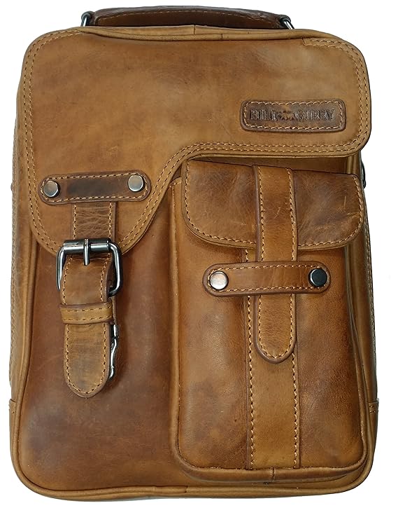 Hill Burry Leder Tasche Schultertasche HB 3060V