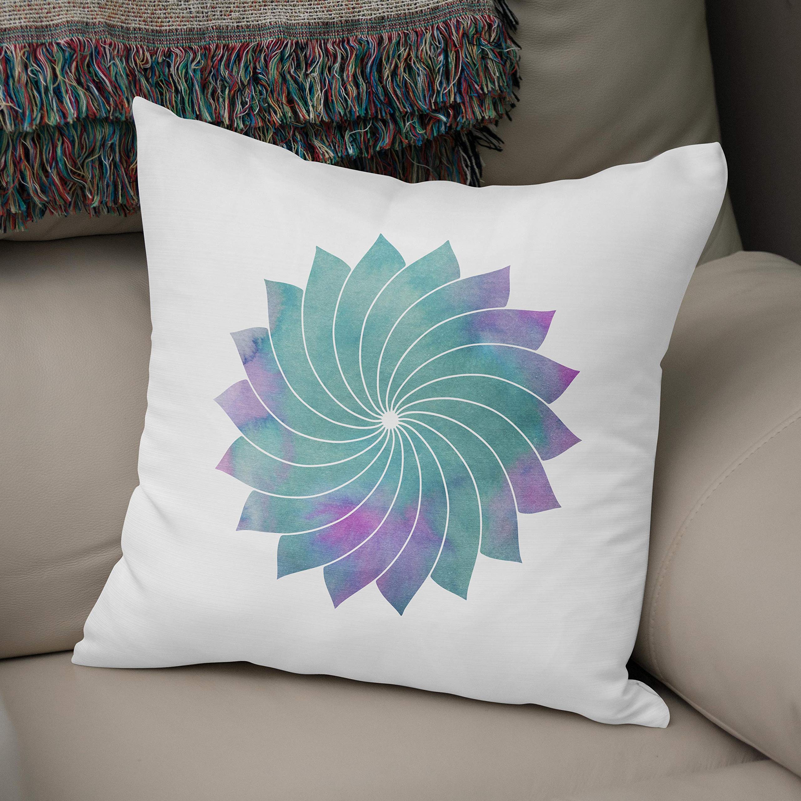 Bonamaison, Decorative Cushion Cover - 50% Cotton 50% Polyester - 43x43cm - Designed and Manufactured in Turkey