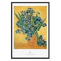 SIGNWIN Framed Canvas Wall Art Twelve Sunflowers by Vincent Van Gogh Canvas Prints Home Artwork Decoration for Living Room,Bedroom - 16