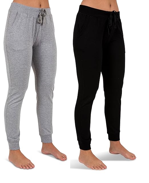Amazon.com: Sexy Basics Pantalones para mujer de 2 unidades ...