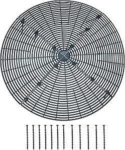 Plant Pot Grid Flower Pot Cover Cat Repellent Baby Safety to Protect Children Pets Plant Green 20.8