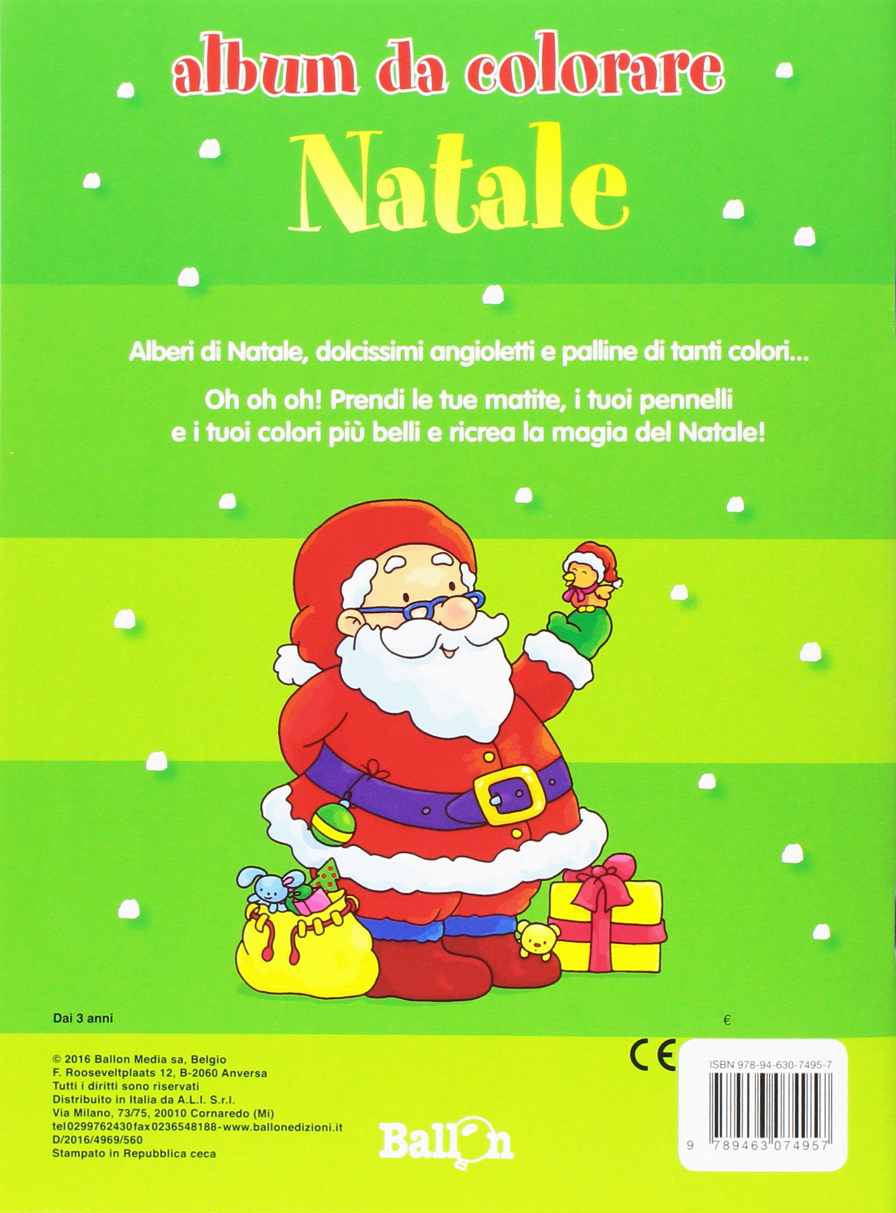 Natale Album da colorare Amazon Libri 913JhTJGGLL