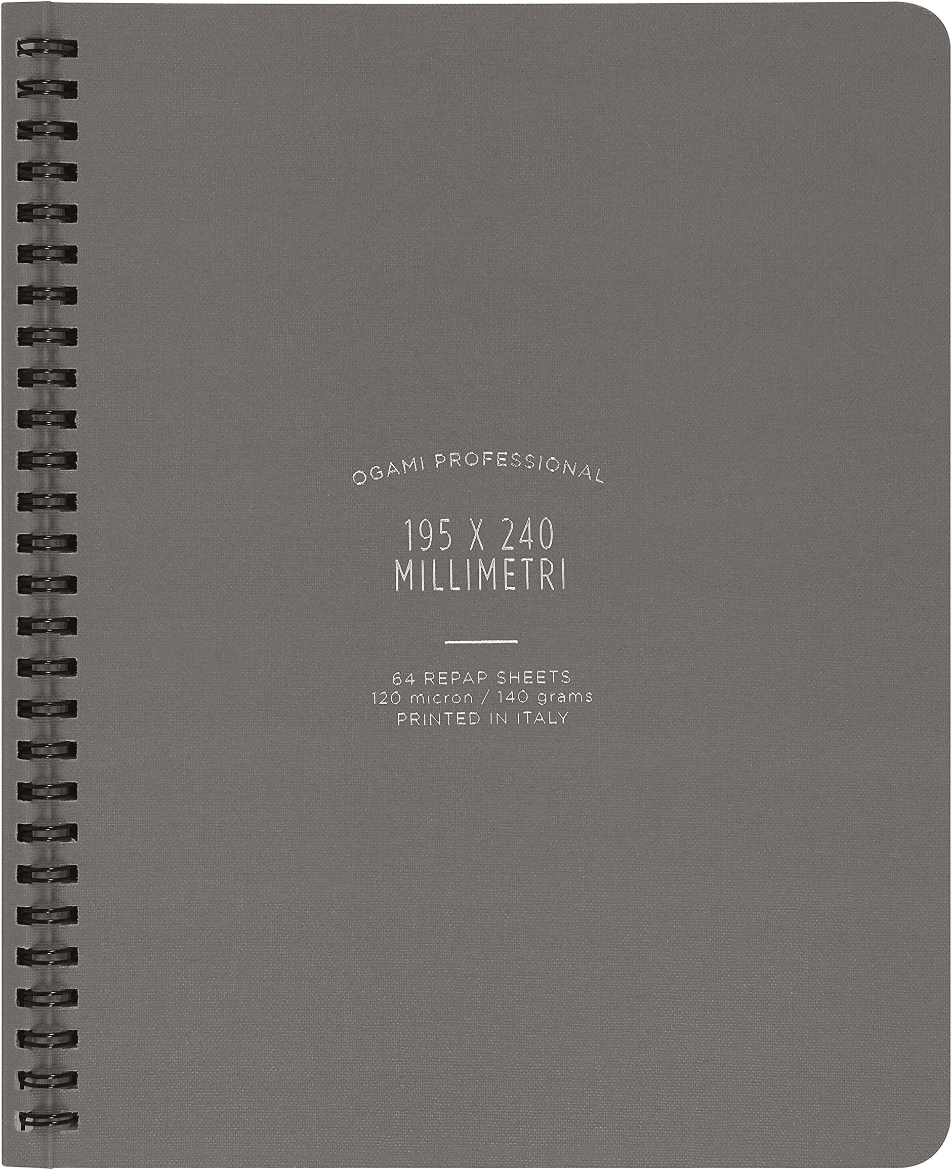 Ogami Prof Wire 8X10 Lined Grey