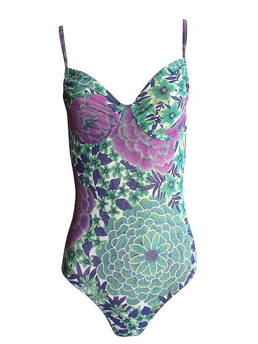 Solar Tan Thru Badeanzug 102908 in rot oder grün