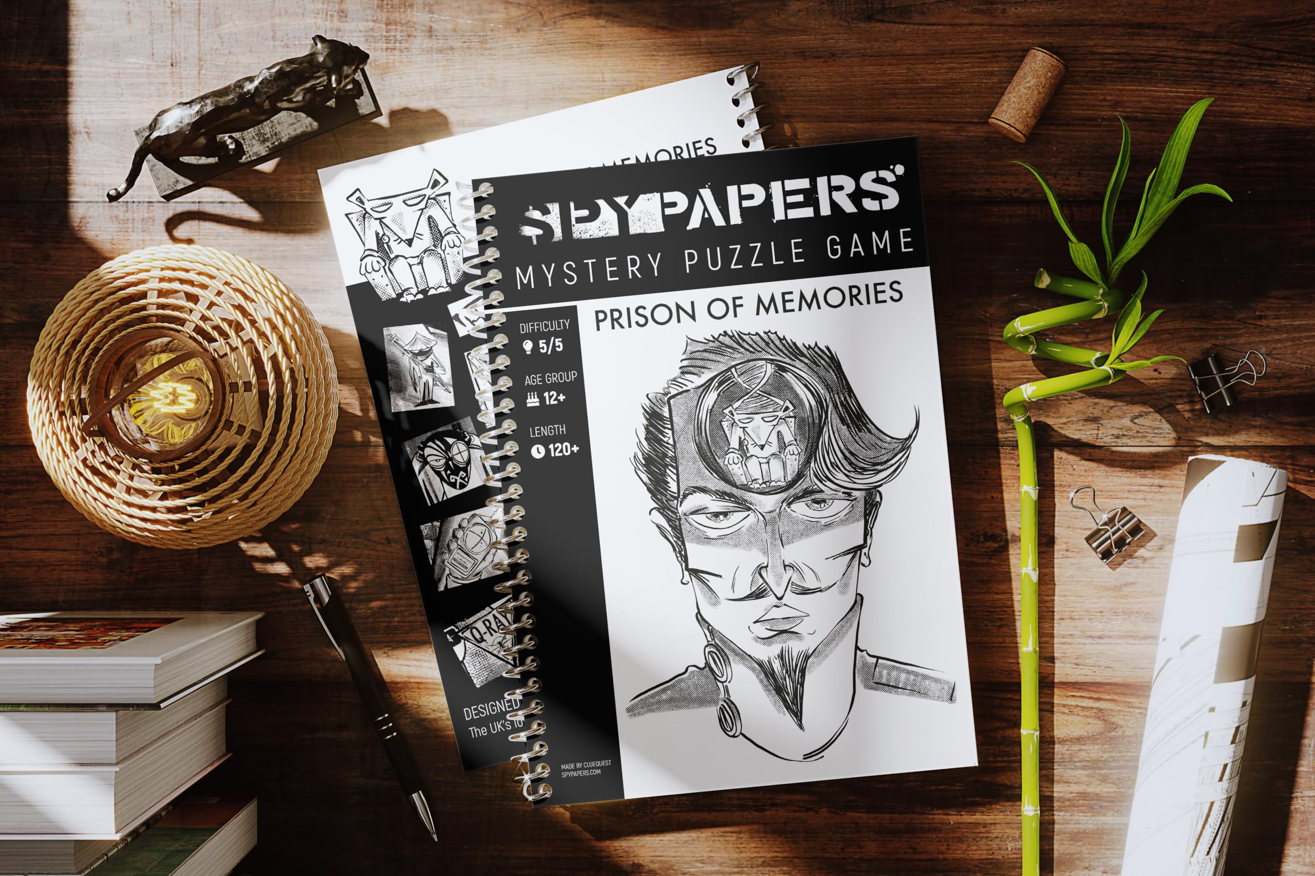 Prison of Memories - Spy Papers Mystery puzzle game - Our most challenging mission - Graphic novel game design