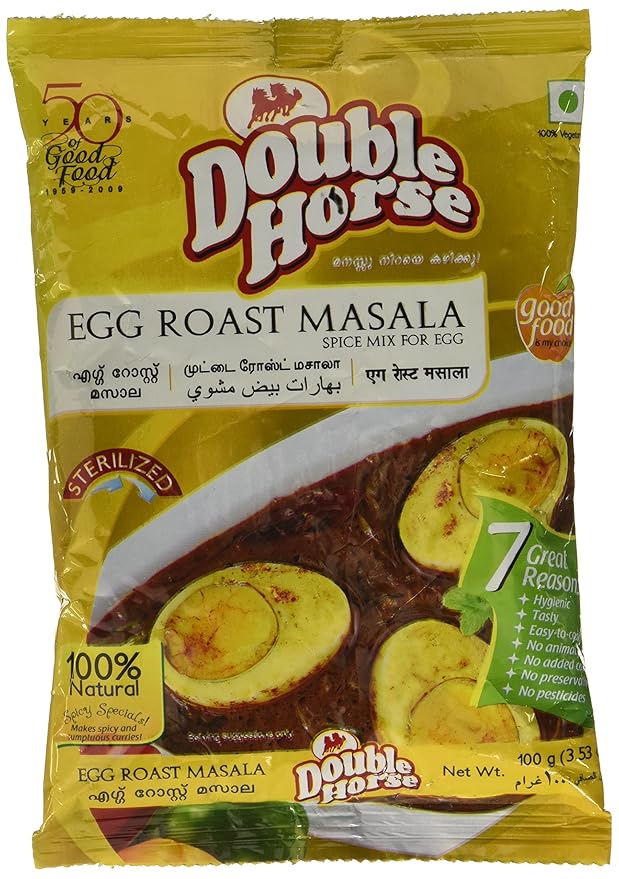 Double Horse Egg Roast Masala 100g Amazonin - 