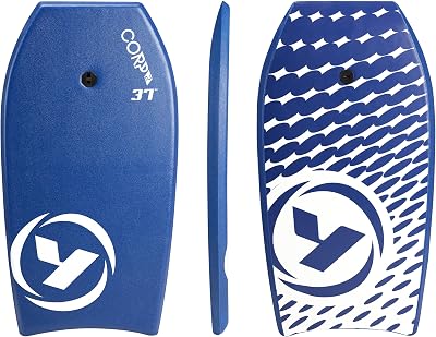 Yello Corp Bodyboard 33/37/42 with Adjustable Leash EPS Core XPE Deck